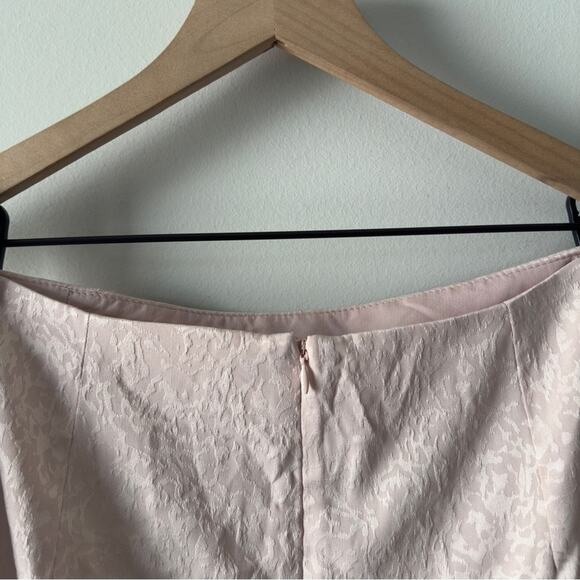 House of Harlow 1960 Revolve Blush Pencil Skirt abstract animal print mini slit - Picture 7 of 11